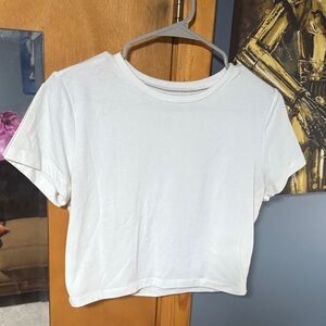 Wild Fable White Crop Top